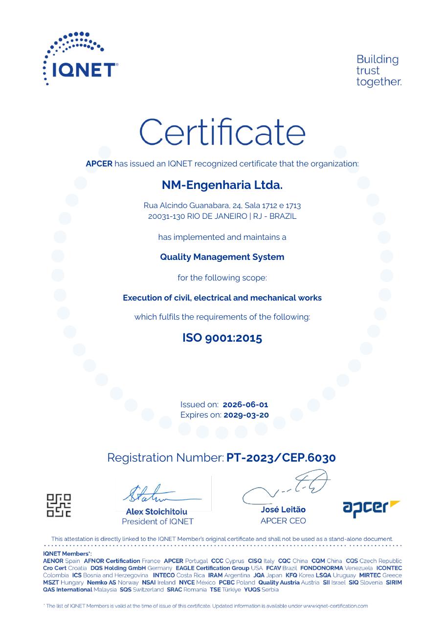 IQNet — ISO 9001:2015