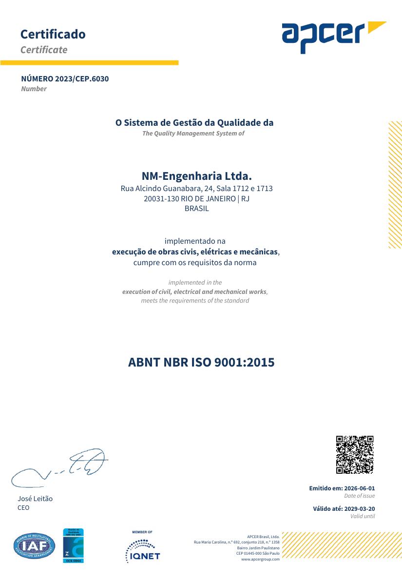 ABNT NBR ISO 9001:2015